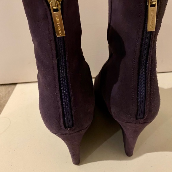Jimmy Choo Suede Wedge Ankle Boots SZ 38 $975 - Picture 4 of 7